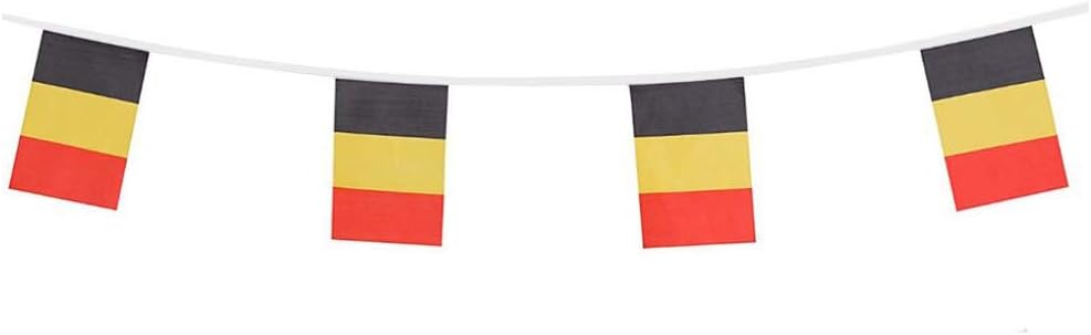 Belgium Flags Belgian Small String Flag Banner Mini National Country World Flags Pennant Banners For Party Events Classroom Garden Olympics Festival Grand Opening Bar Sports Celebration Decorations