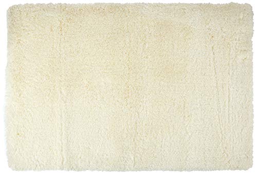 Spirella 1204544 Textile Rug Single White 60 x 90 cm, 60 x 90 cm (Rectangular)