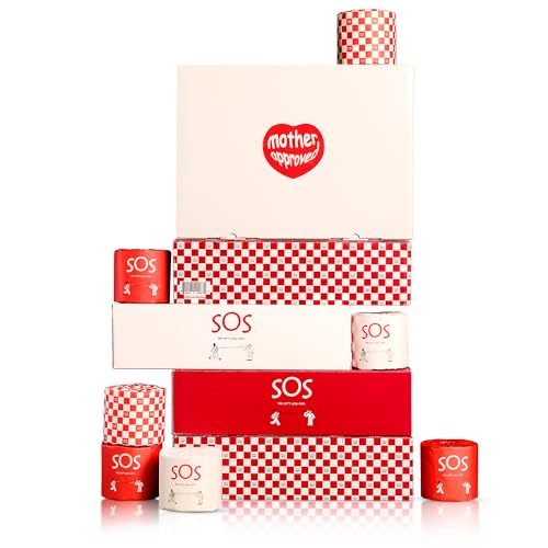 Premium Bamboo Toilet Paper – 3-Ply, 370 Sheets Per Roll – Ultra-...