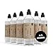 BIO nach günstig Kaufen-höfats - Spin Bioethanol Brenngel - rußfreie Ethanol Brennpaste 6X 1 Liter Nachfüllflasche - Zubehör für Spin 90 & 120 Tischfeuer, Tischkamin