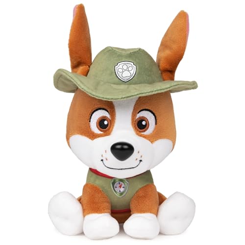 GUND Paw Patrol Tracker en Peluche, Jouet Officiel du Dessin animé Hit, Animal en Peluche à partir de 1 an, 15,2 cm