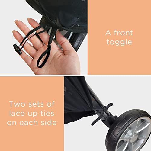 Baby Stroller Sun Shade Cover | Stroller Shade Extender for Sun | Canopy Extender with Full Coverage | Universal Baby Sunshade Accessories for Summer | Bug Net Protection Cover Attachment for Outdoor