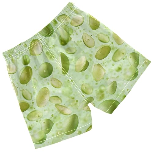 Pigsaly Boys Swim Trunks Pistachio Pale Green Fruit Boys Board Shorts Swimsuit Swimwear Summer Bathing Suit 4T2
