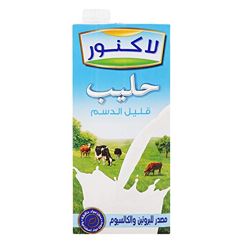 Lacnor Milch fettarm 1 Liter (4 Stck).