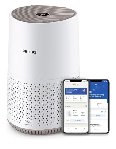 Philips Luftreiniger 600 Serie, Ultraleise und energieeffizient Für Allergiker, HEPA-Filter entfernt 99,97{7e4d6f0abf8b6e2d64dda5c9fa2d95fc47321976b24ac41d5da9cc74292b7ebb} der Schadstoffe, Für Räume bis zu 44m², App-gesteuert, Weiß (AC0650/10) Philips Luftreiniger 600 Serie, Ultraleise und energieeffizient Für Allergiker, HEPA-Filter entfernt 99,97{7e4d6f0abf8b6e2d64dda5c9fa2d95fc47321976b24ac41d5da9cc74292b7ebb} der Schadstoffe, Für Räume bis zu 44m², App-gesteuert, Weiß (AC0650/10)