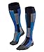 Produktbild FALKE Damen Skisocken SK4 Brick, modische Skistrümpfe mit Merinowolle, Kniestrümpfe mit Vollplüsch zum Skifahren, gute Wärmeisolation, leichte Polsterung, 1er Pack, Blau (Marine 6120), Größe: 37-38