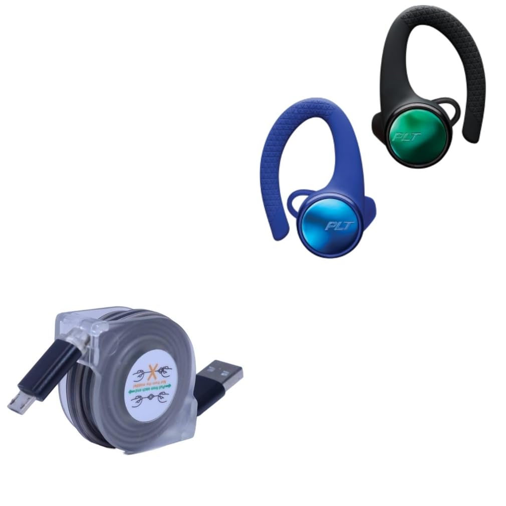 BoxWave Cable Compatible with Plantronics BackBeat Fit 3150 - miniSync, Retractable, Portable Sync Cable