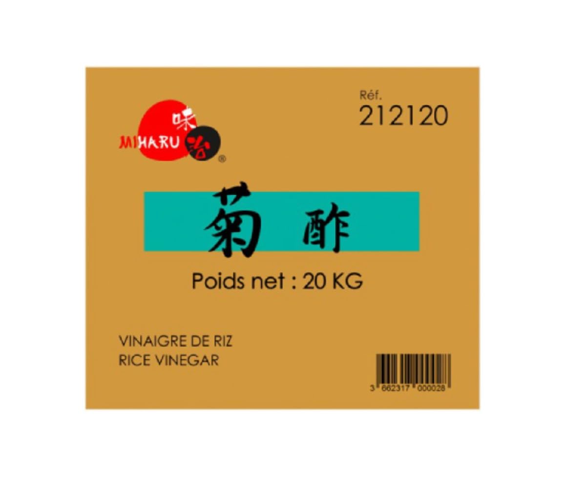 Vinaigre de Riz Japonais Miharu 20kg/BIB - Livraison Gratuite France