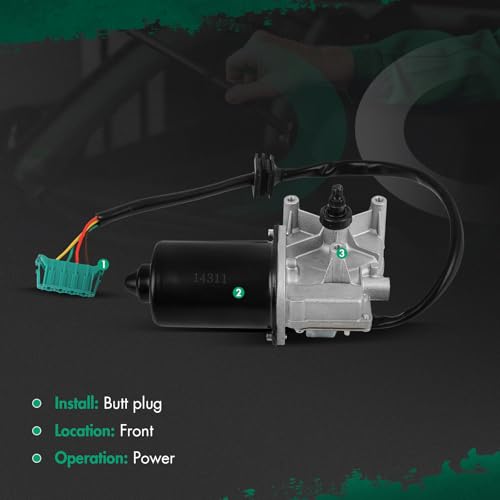 Image of SCITOO Front Windshield Wiper Motor Replacement for Mercedes for C-Class (W202) 1993>2000,for Mercedes for C-Class (S202) 1996>2001 Wiper Motor 2028202408 4 Pins