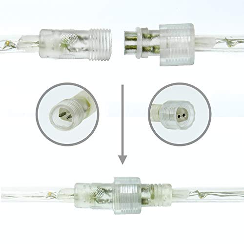 Areful led rope lights outdoor, waterproof strip lights, 12v low voltage with adaptor, connectable and flexible 5 Areful led rope lights outdoor, waterproof strip lights, 12v low voltage with adaptor, connectable and flexible - image 6