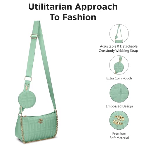 Image of Lavie Signature Women's Quilt Pagan Crossbody Sling Bag | Ladies Purse Handbag | Gift For Women