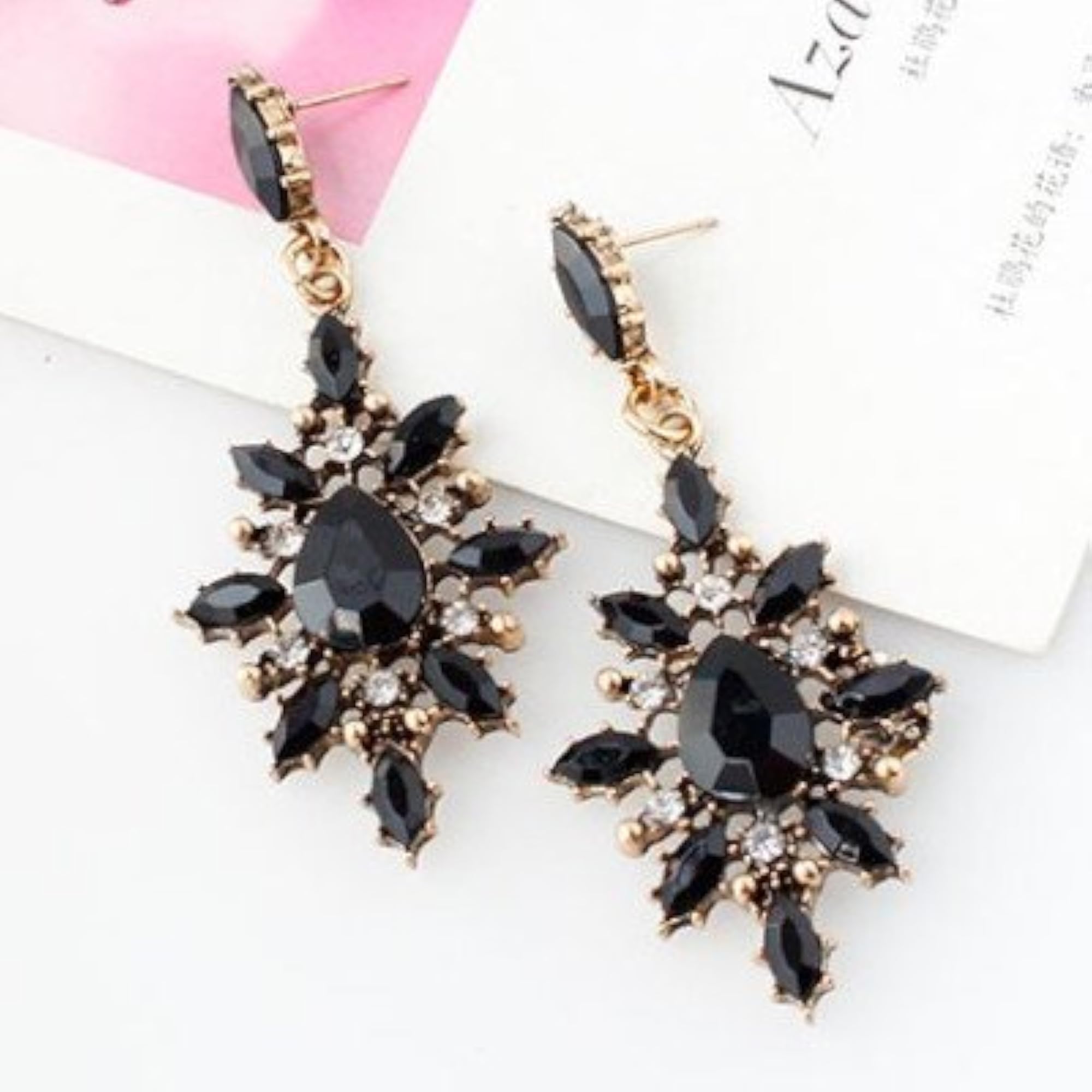 Women's Charming Flower Drop Earrings, Gift for Girls