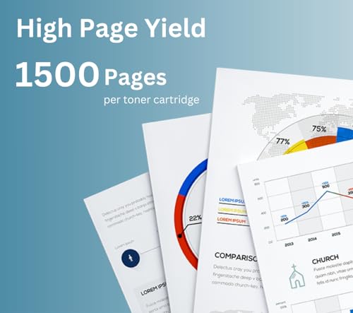 Print Page 30A Toner Cartridge Compatible for LJ Pro Printers M203, M203d, M203dn, M203dw, M227, M227s, M227d, M227fdn, M227fdw, M227sdn MFP (Set of 2)