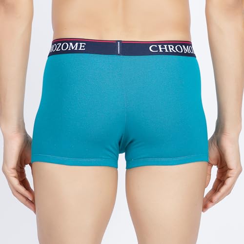 Image of Chromozome Mens Cotton-Stretch Trunks (Pack of 2)