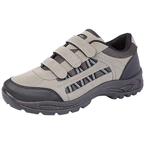 Dek Mens - Scarponcini da Escursionismo con - Uomo (43 EUR) (Grigio Nero)