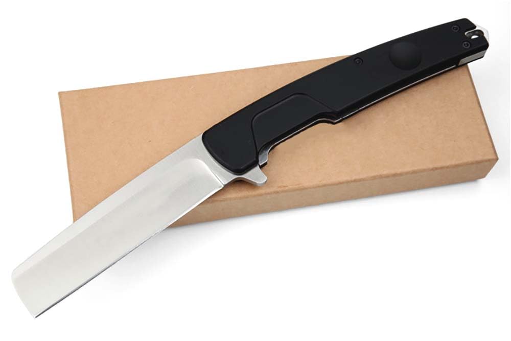 Joa Klappmesser Lang Taschenmesser fähig aus stahl N690 Alu Outdoor edc messer Survival tanto Jagdmesser scharfer einhandmesser,Geschenk für Männer