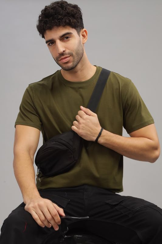 Image of XENOVAURBAN Unisex Regular Cotton Solid Color Tshirt