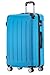 Produktbild BEIBYE Hartschalen-Koffer Trolley Rollkoffer Reisekoffer Handgepäck 4 Rollen (M-L-XL-Set) (Turquoise, L)