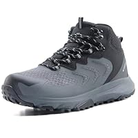 OUTJET Men's Waterproof Hiking Boots Lightweight Breathable Comfortable Fast Agile Outdoor All-Terrain Trekking Ankle Boots