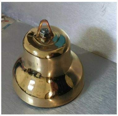Fatma Campana Badenia Rotonda in Ottone, Diametro 120 mm, 60V, Bronzo