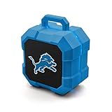 SOAR NFL Shockbox LED Wireless Bluetooth Speaker, Detroit Lions