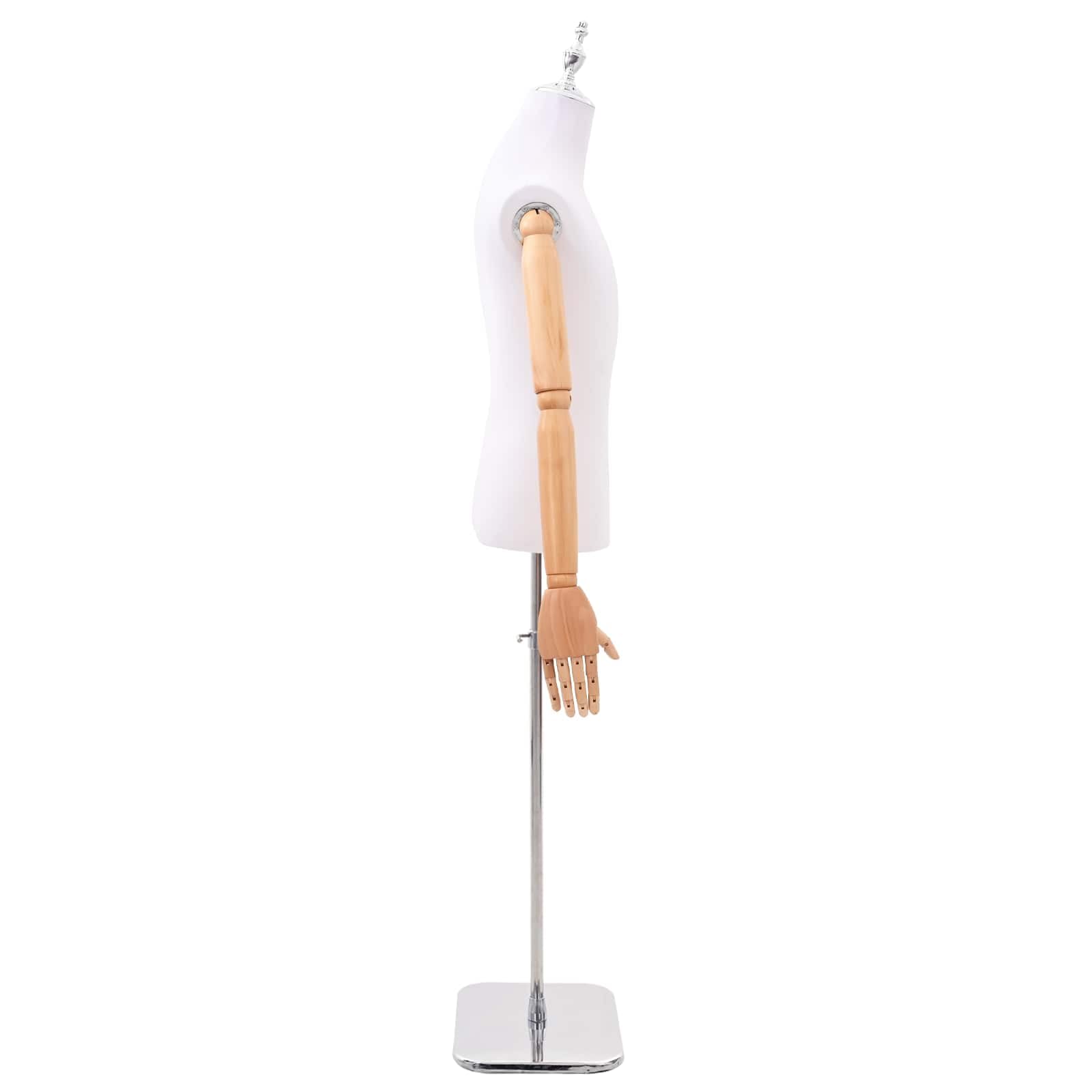 vidaXL Verstellbarer Mannequin 170-218 cm mit Standfuß Männlich PP