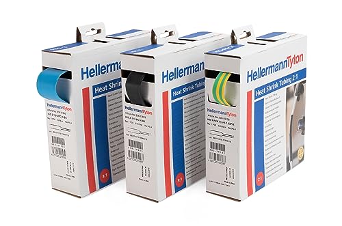 HellermannTyton - Schrumpfschlauch 2:1 Rolle 3,2/1,6 schwarz