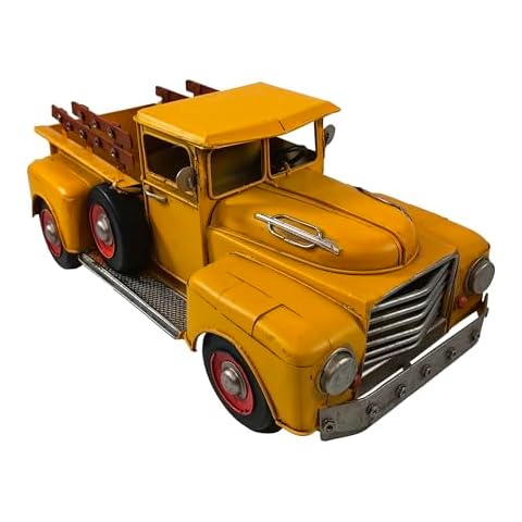 Berfutall 13'' Iron Classic Yellow Truck Model Cover