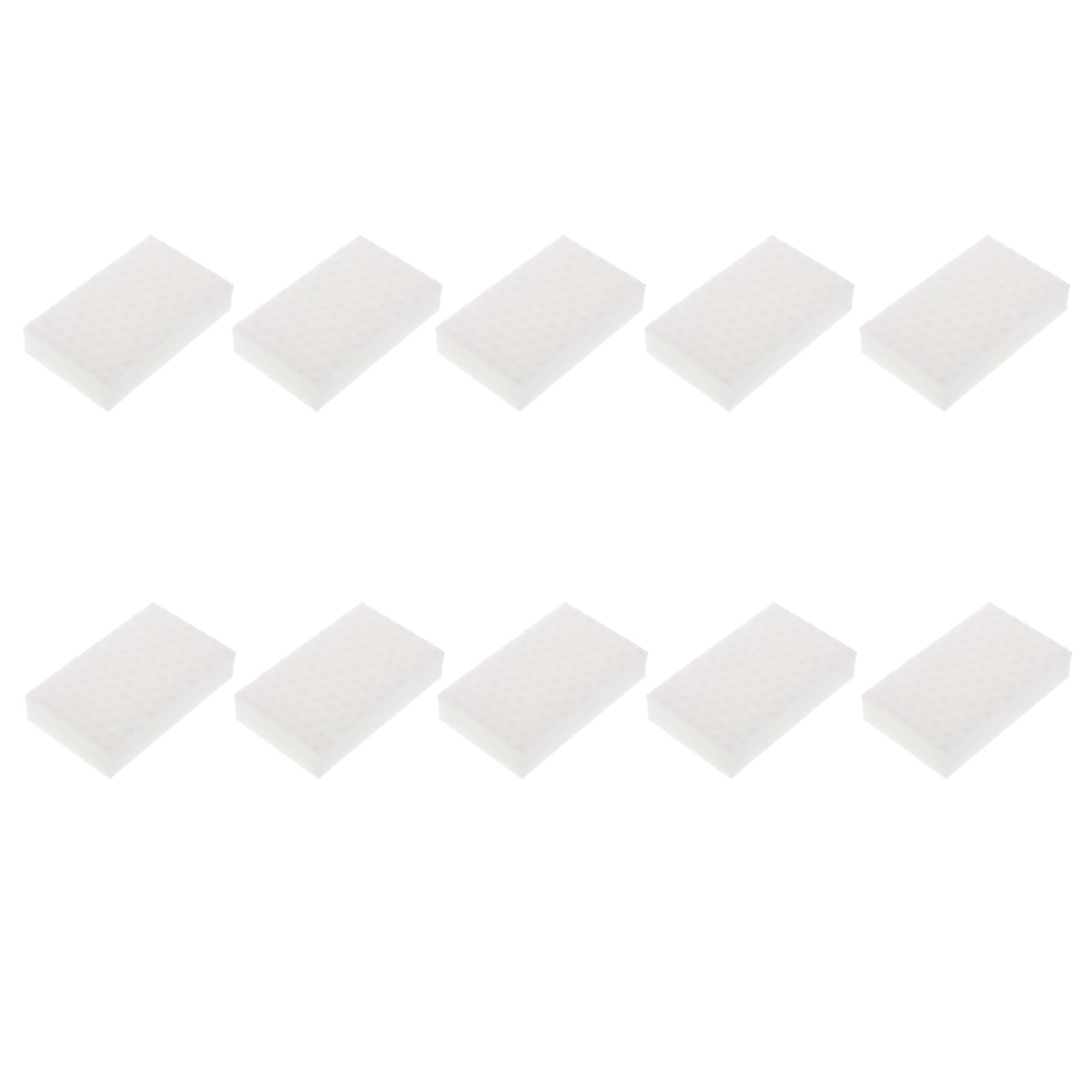 Lot de 10 Éponges de Nettoyage en Blanche Haute Densité pour Vaisselle, et Confortable Cuisine