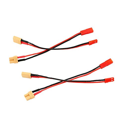 Adaptador JST macho a XT30 macho/femenino 2 pares 10 cm miniatura 2