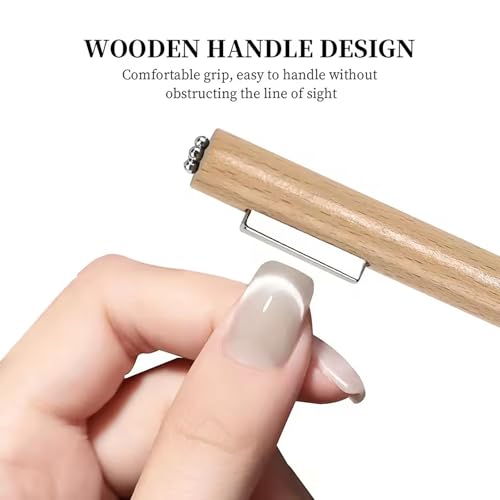 Image of 3 IN 1 Cat Eye Magnet For Nails Cat Eye Gel Nail Polish Magnet Cat Eye Magnetic Nail Polish Wand Multifunctional Nail Art Magnet Manicure Design Tools DIY Salon Accessories