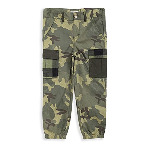 Image of THE ORIGNAL CHERRY CRUMBLE CALIFORNIA Baby-Boys Cherry Crumble Baby-Boy's Regular Cargo Camouflage Pants (Ctws-Wtrs-7369 Green 18-24 Months)