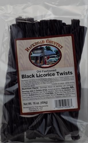 Backroad Country Black Licorice Twists 16 Ounces thumb #1