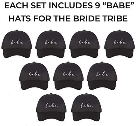 Miniatura 3 de Pop Fizz Designs Sombreros de béisbol para bebé (negro, paquete de 10), Negro