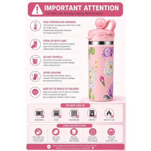 Image of STARFLYER Stylish Reusable Drinking Cup for Water, Juice & Cold Beverages | Portable Travel for Home, Office & Daily Use. (680ml Pink)