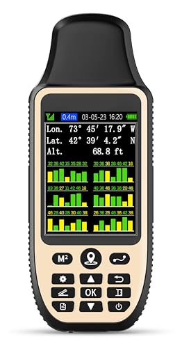 ZL660 Land Surveying Equipment Intuitive Operation Handheld GPS for Surveying with 6 Satellites 3.2 Color Screen 7 Methods for Measuring Land Area Distance Slope and Save Coordinates Point