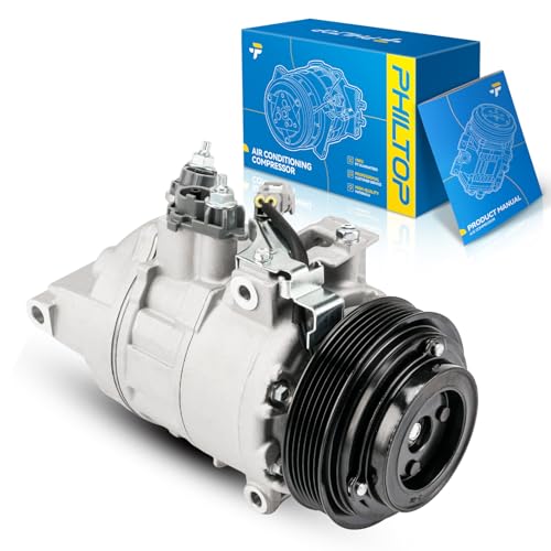 Image of PHILTOP AC Compressor Compatible with Ram 1500 2014-2018 5.7L, Ram 1500 Classic 2019-2022 5.7L, for Jeep Cherokee 2022-2023 2.4L, Air Conditioning Compressor