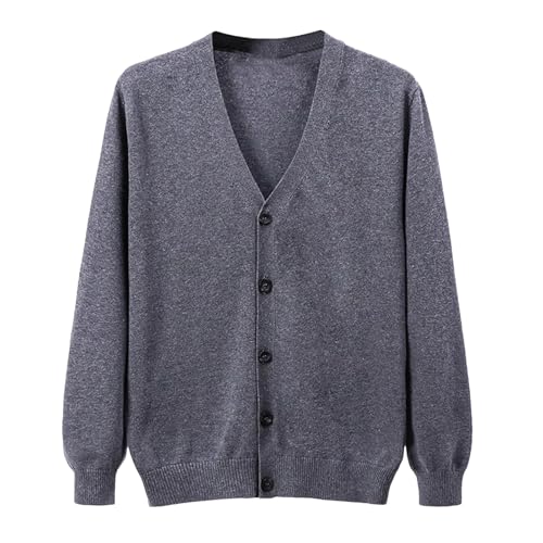 Winter Knit Sweater V-Neck Cardigan Casual Men's Cotton Cardigan Sweaters
