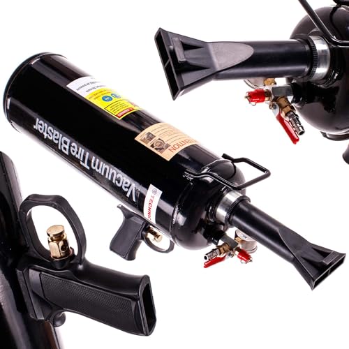 Inflator Reifen professioneller Reifenfüller Booster 12L Reifenschockfüller Airbooster Luftkanone Befüllhilfe Luftkanone mit Glicerinmanometer für Service und Autowerkstatt Bazooka-Typ
