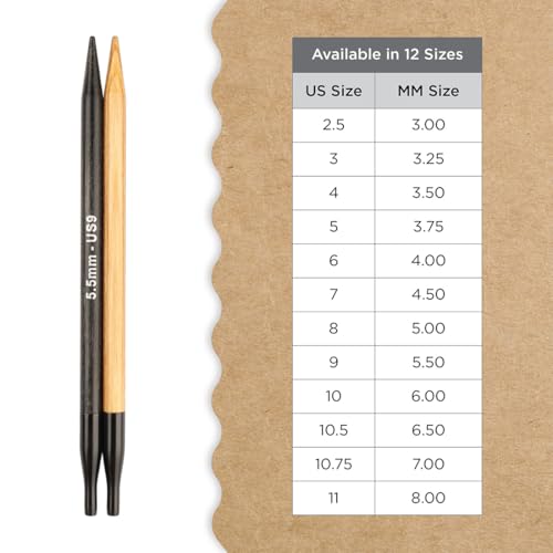 Image of Knitter's Pride Day & Nite Normal Interchangeable Circular Needles 5 inch inch (13cm) - US Size 9 (5.5mm)