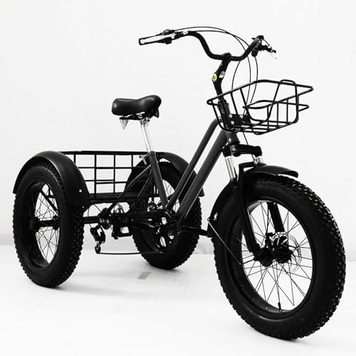 Triciclo para Adultos WhFKLca de 20" y 7 Velocidades