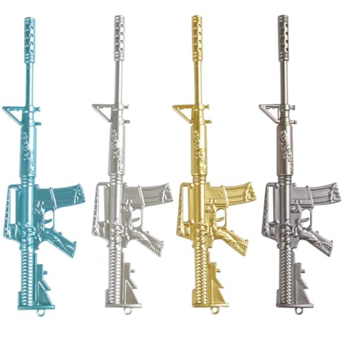 Bolígrafos de tinta gel tipo M4A1 Rifle, pack de 5