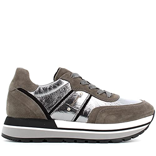 Nero Giardini I116945D Velour Cemento Sneakers per...