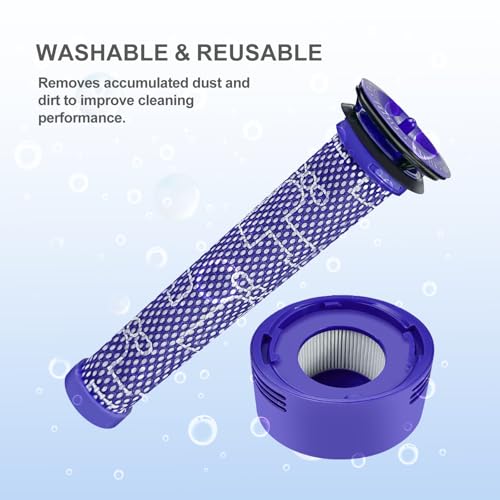 Image of ARTSHU HEPA Filter Replacement Compatible with Dyson V7 V8 (Pack of 2)