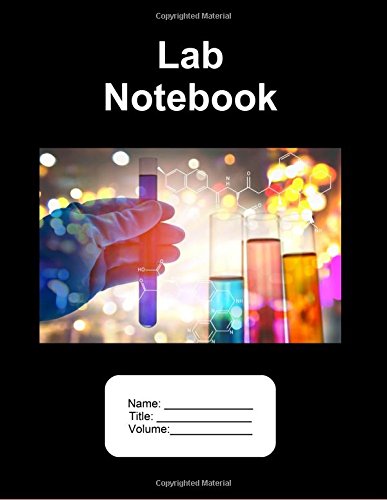 Lab Notebook / Laboratory Notebook. 500 Pages Graph Paper. 8.5