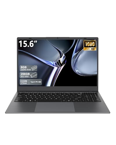 Image of 14 inch FHD IPS Laptop, 8GB RAM 512GB SSD, Pentium Gold 6500Y (Up to 3.4GHz), Type-C, 5000mAh Battery, Slim Business Notebook Computer for Office, Student, Home (GB, 512)