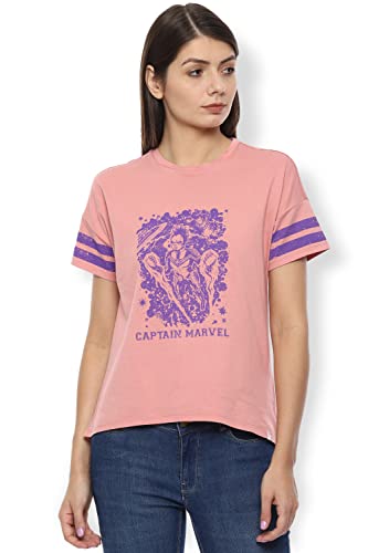 Image of Van Heusen Women's Cotton Regular Fit T-Shirt
