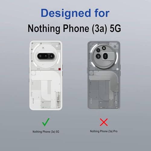 Image of Zapcase Back Case Cover for Nothing Phone (3a) 5G | Magnetic Case with Built-in Metal Ring | Supports MagSafe Charger, Wallet & Car Mount | Shockproof Hybrid PC + TPU | Black