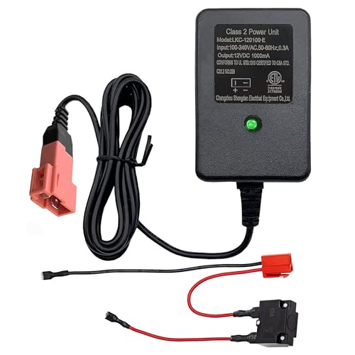 weelye 12V Battery Charger for Kids Ride On Car, for Best Choice Wrangler SUV Car a Variety of Electric Baby Carriage Ride on Toy,with Battery Connection Cable