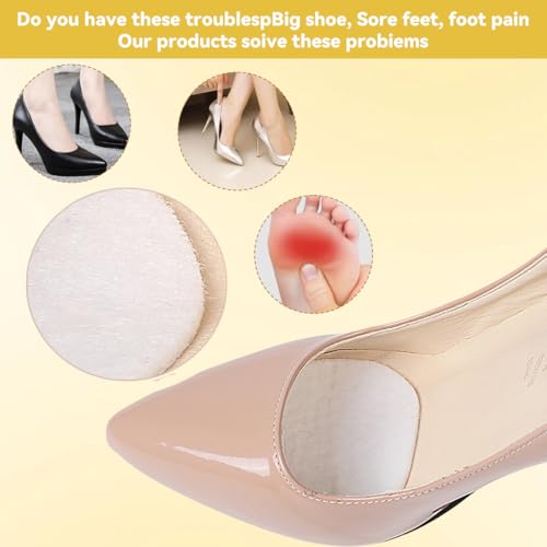 5 Pares Almohadillas Adhesivas de Fieltro para Lengüeta de Zapato miniatura 7